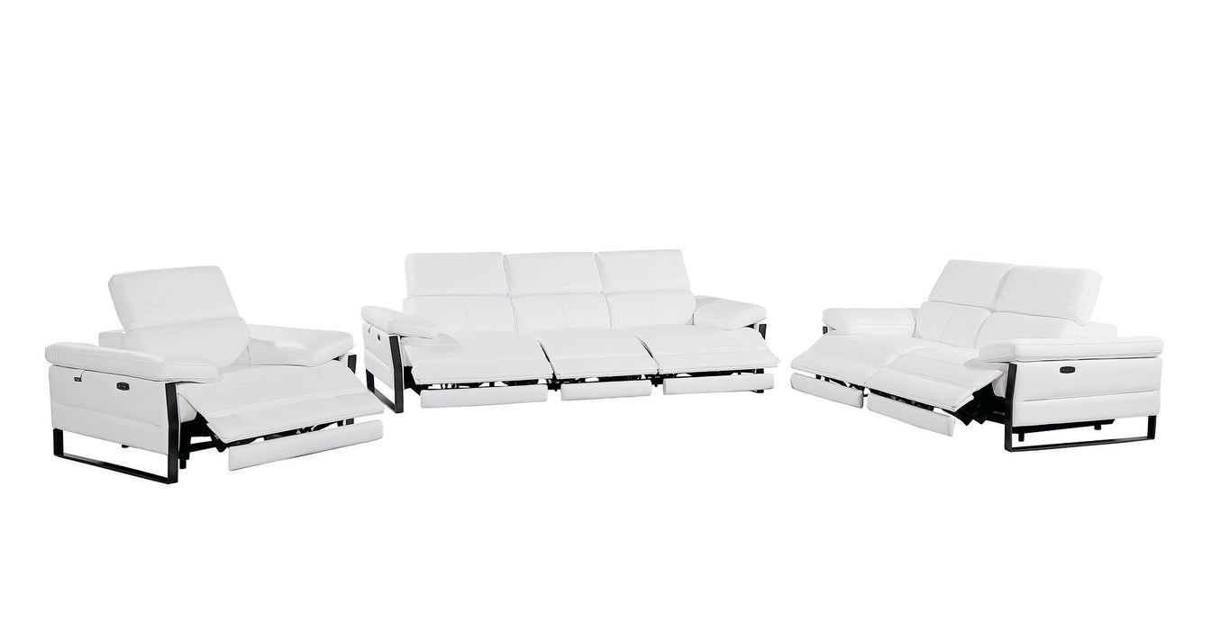 1246 - Modular Power Triple Reclining Sofa, Loveseat, And Chair Set With Power Headrests