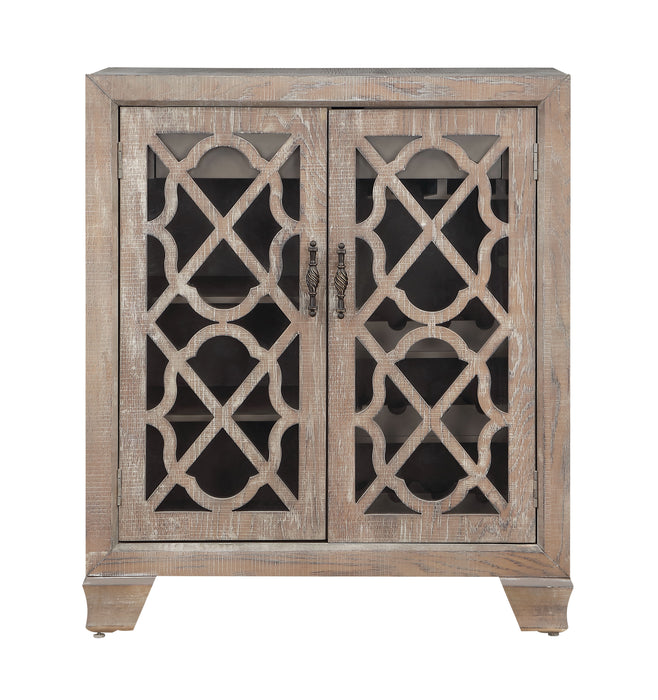 Dakota - Two Door Wine Cabinet - Bronte Light Brown