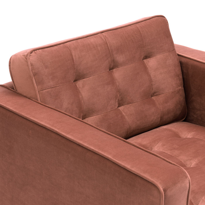 Somerset - Velvet Mid Century - Modern Club Chair