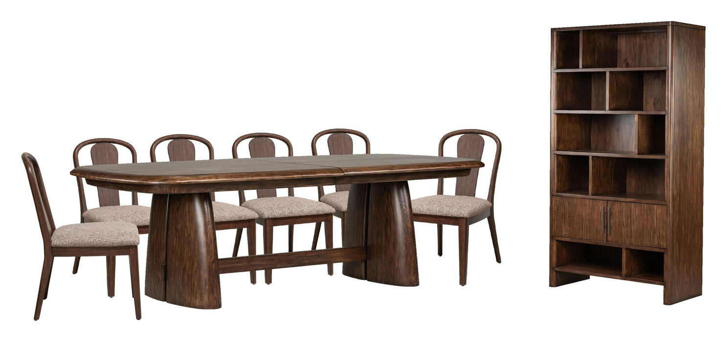 Belville - Extendable Trestle Dining Table Set