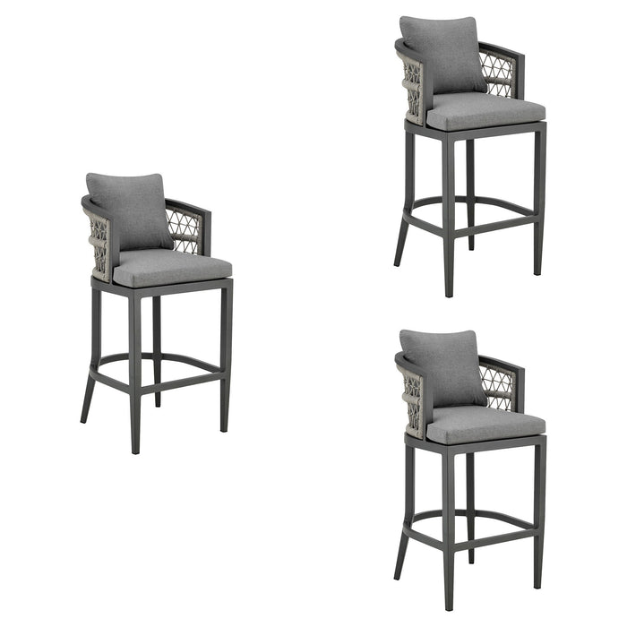Zella - Outdoor Patio Bar Stool Set