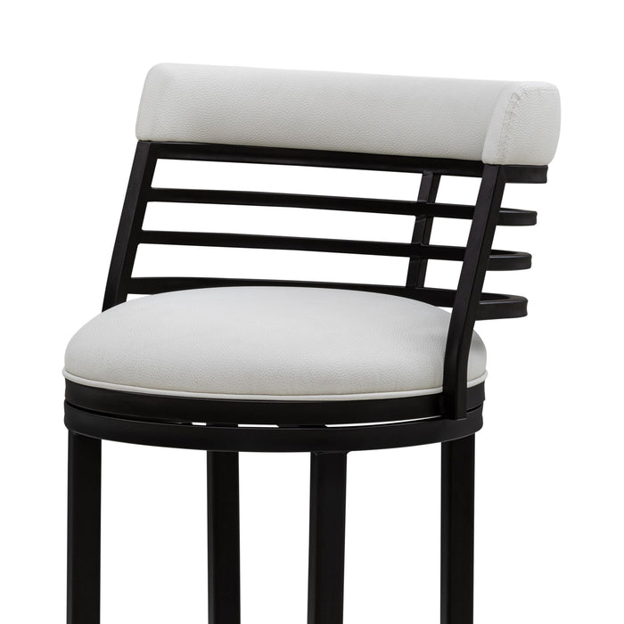 Telia - Upholstered Swivel Counter Height Barstool