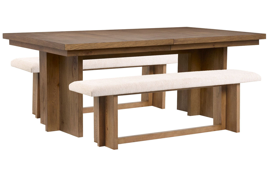 Marcel - Extendable Trestle Dining Table Set