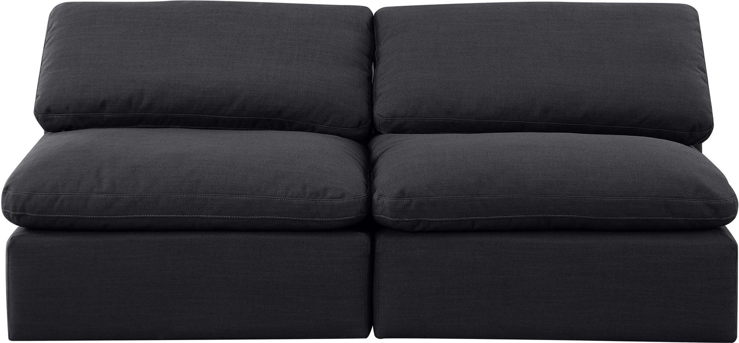 Indulge - Linen 2 Seat Modular Armless Sofa
