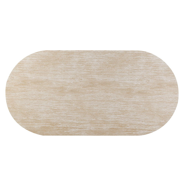 Jirina - Dining Table - Travertine Pattern