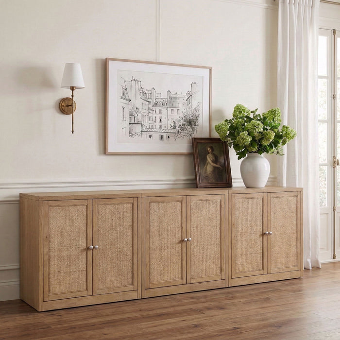 Vero - Solid Wood And Oak Venee Sideboard/Buffet