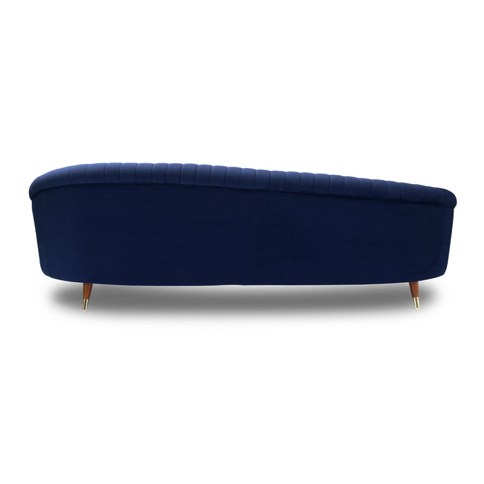 Karisma - Curved Velvet Sofa