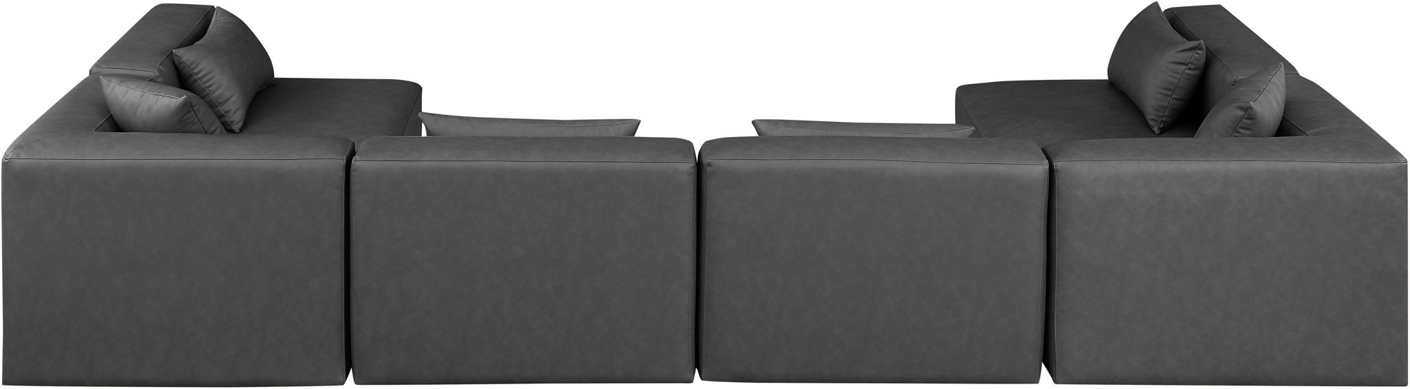 Cube - 6 Piece Modular Armless Sectional