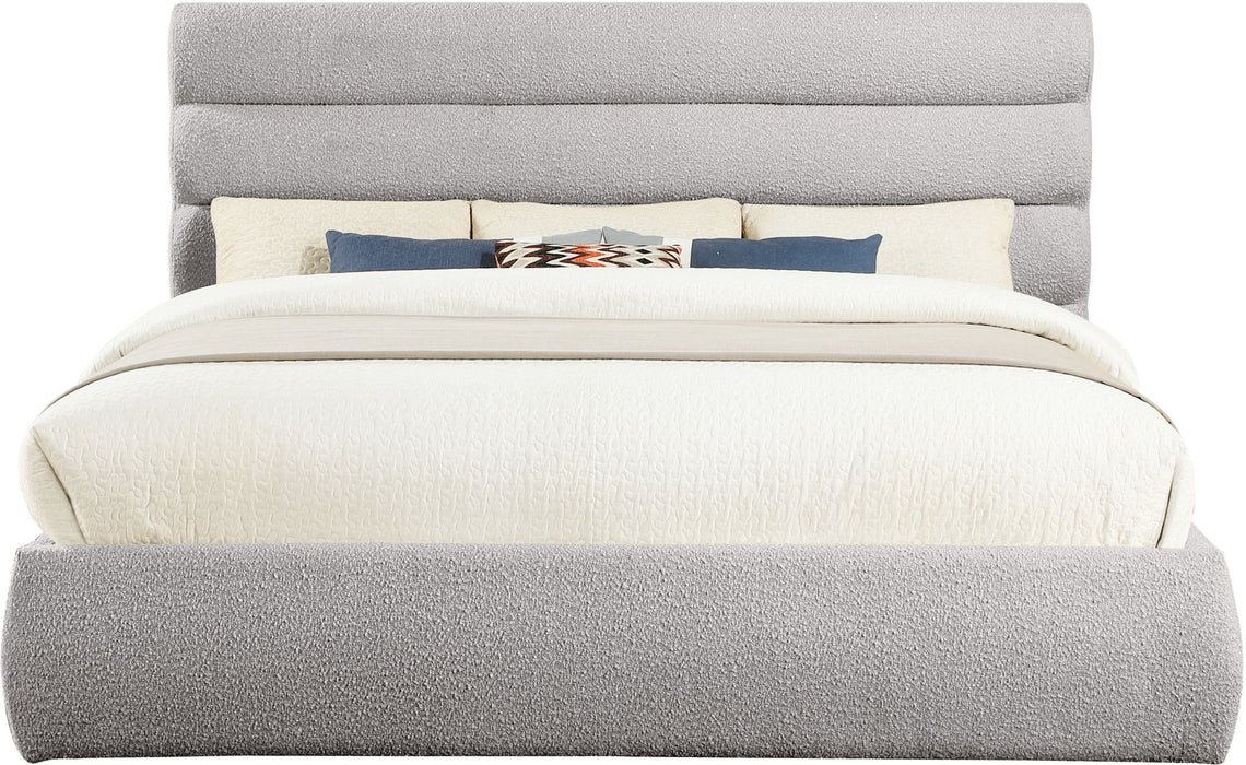 Adam - Boucle Fabric Bed With 52" Headboard