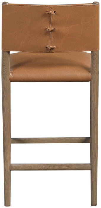 Andie - Upholstered Counter Stool - Brown Base