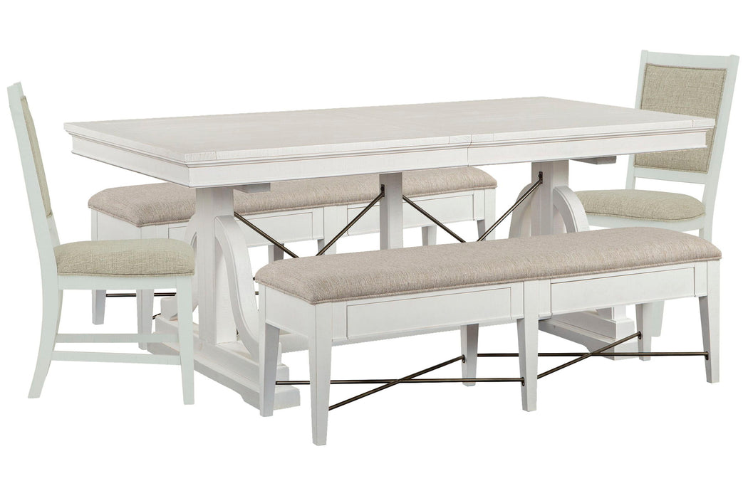 Heron Cove - Extendable Trestle Dining Table Set