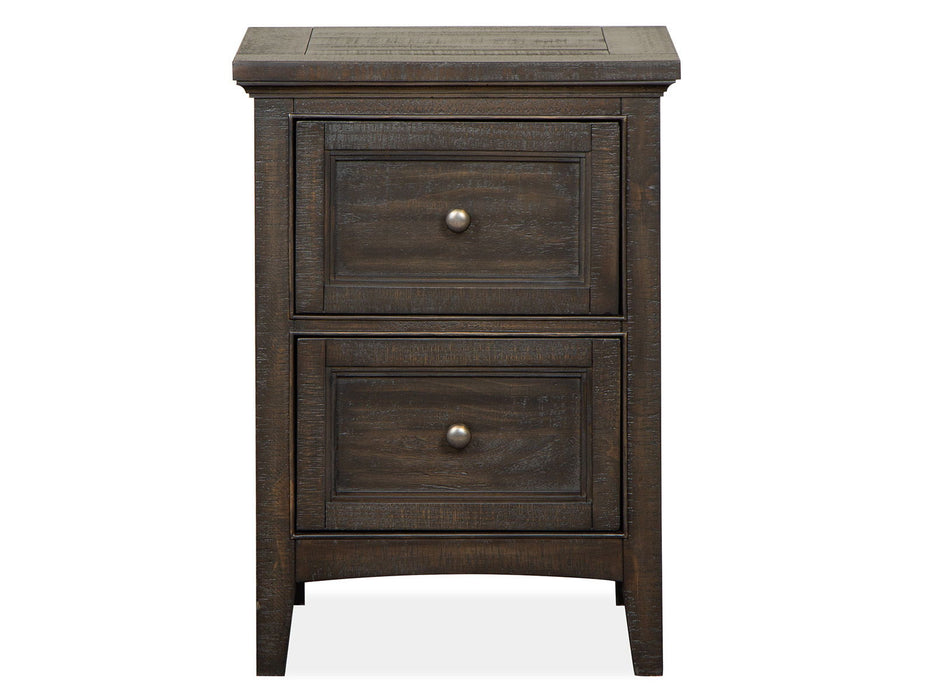 Westley Falls - Small Drawer Nightstand - Graphite