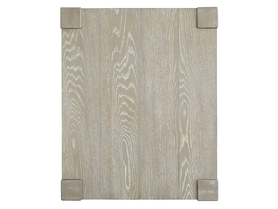 Burgess - Rectangular End Table - Calico Gray