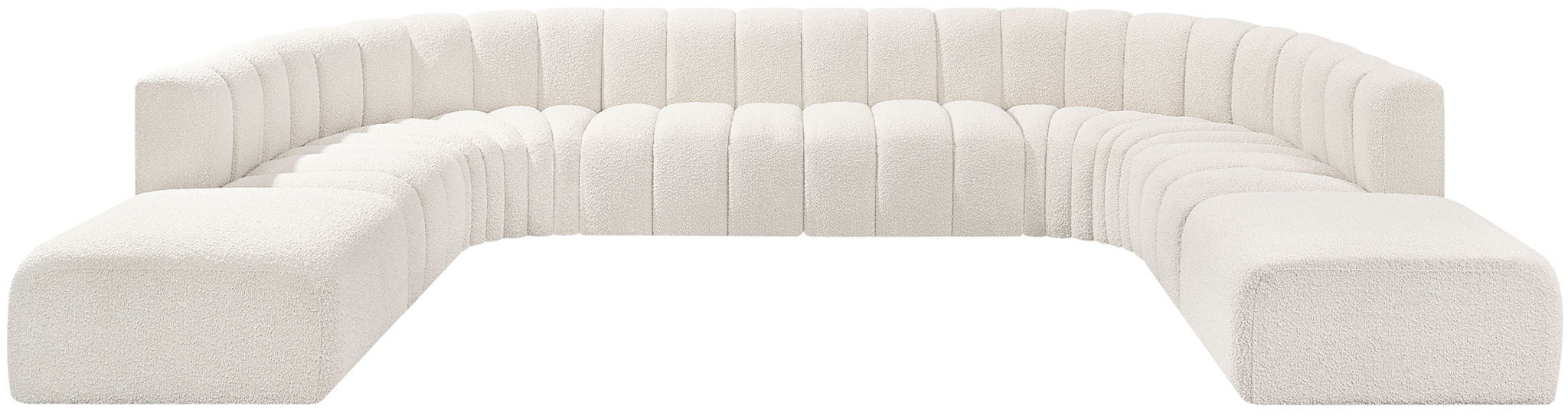 Arc - Boucle Fabric Modular Sectional