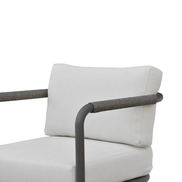 Dorado - Outdoor Club Chair - Off-White / Gray