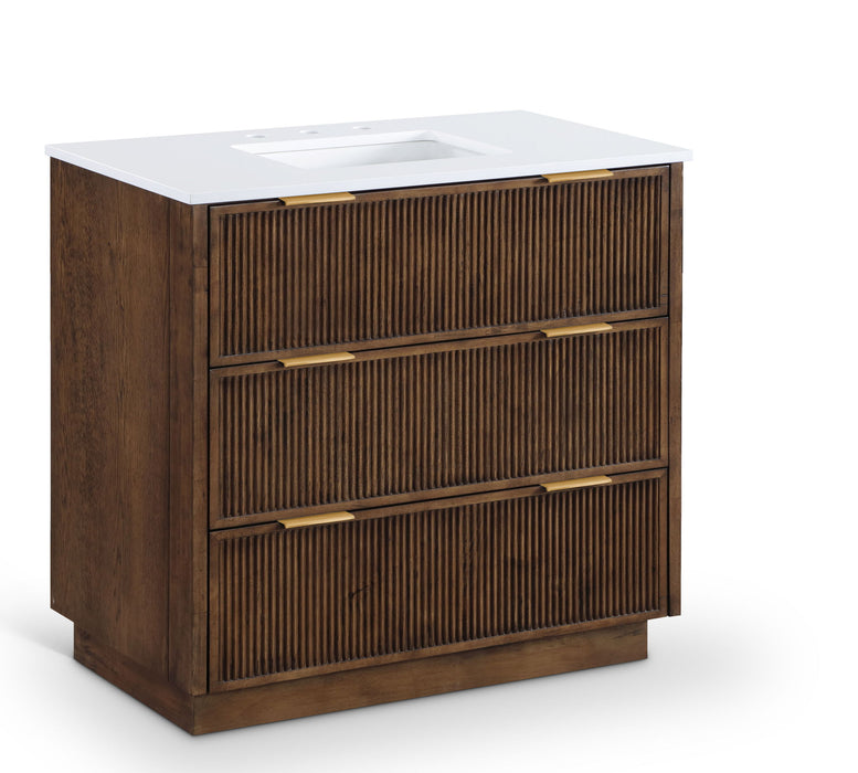 Willard - Engineered Stone And Solid Wood Bathroom Vanity