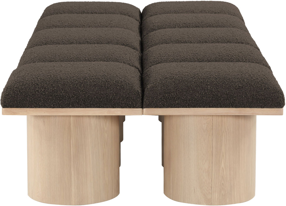 Pavilion - 10 Piece Modular Bench With Natural Base