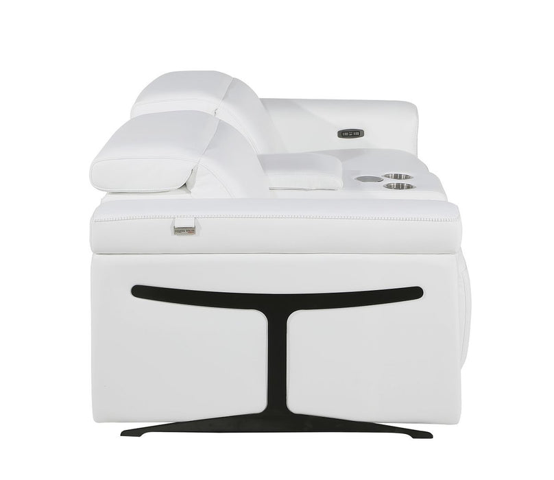 1126 - 3-Piece Modular Power Reclining Loveseat In With 2 Power Recliners & Power Headrests