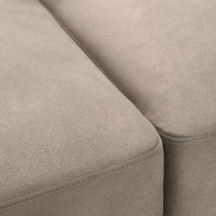 Yvonne - Fabric Loveseat With Track Arms