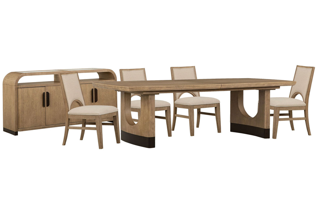 Tristan - Extendable Trestle Dining Table Set