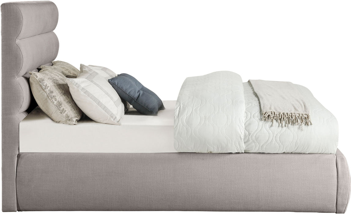 Adam - Linen Fabric Bed With 52" Headboard