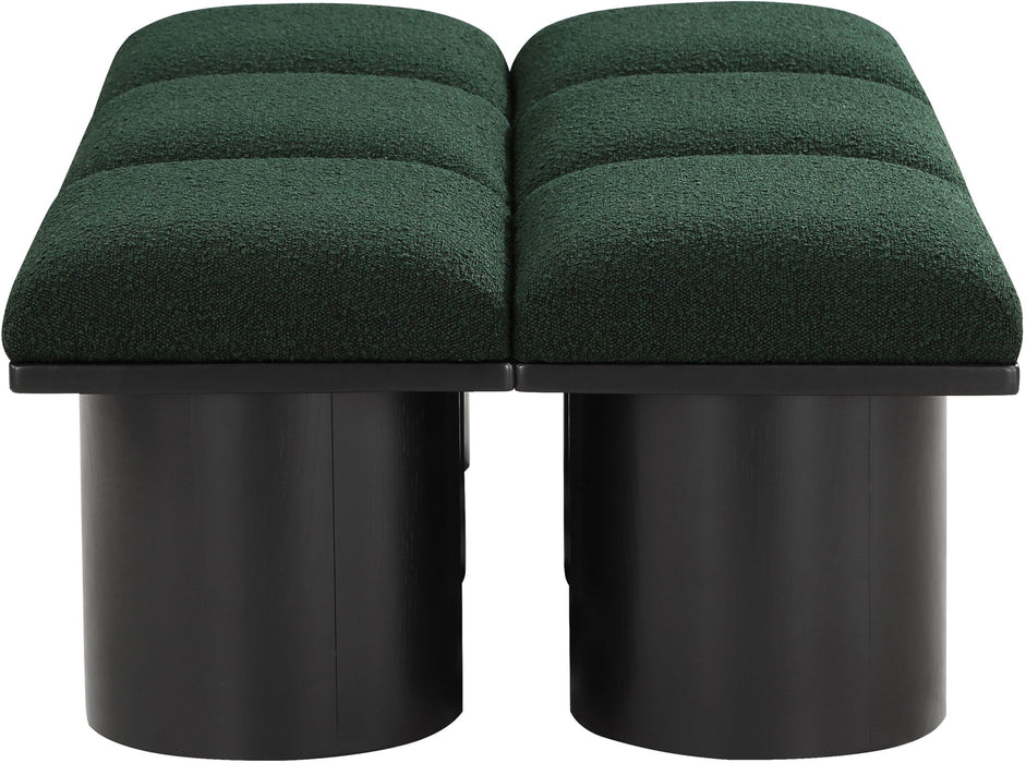 Pavilion - 6 Piece Modular Bench With Black Base