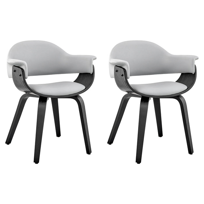 Adalyn - Dining Room Accent Chair With Black Frame