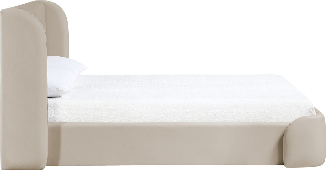 Warby - Vegan Leather Upholstered Bed