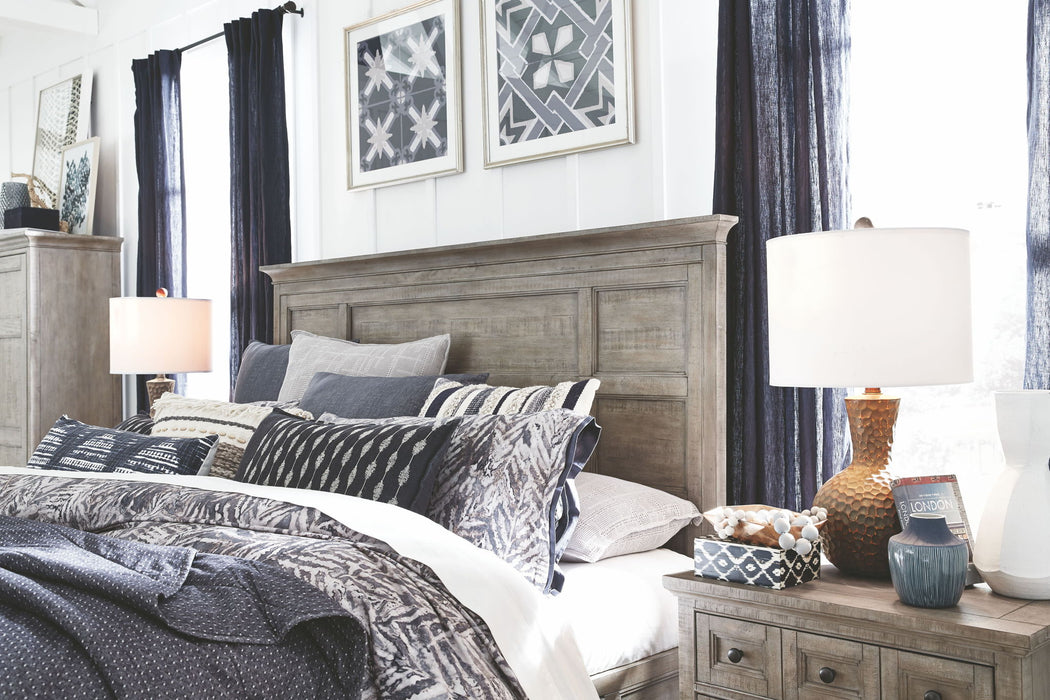 Paxton Place - Complete Panel Bed With Regular Rails