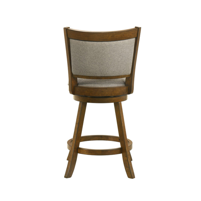 Aiden - Modern Farmhouse Swivel Wood Counter Height Kitchen Bar Stool