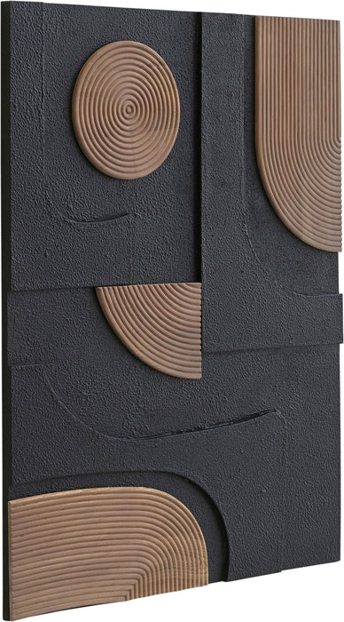 Element - Mango Wood Wall Decor - Black