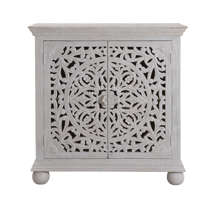 Bree - Two Door Cabinet - Sandblast Whitewash