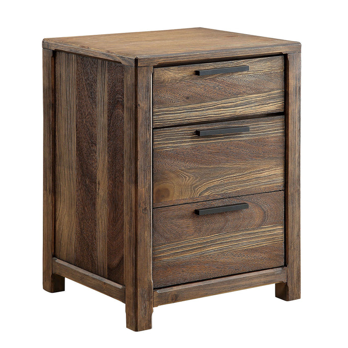 Hankinson - Nightstand - Rustic Natural Tone