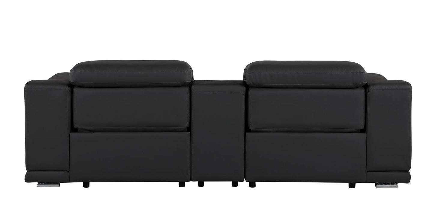 9762 - 3-Piece Modular Power Reclining Console Loveseat With 2 Power Recliners In