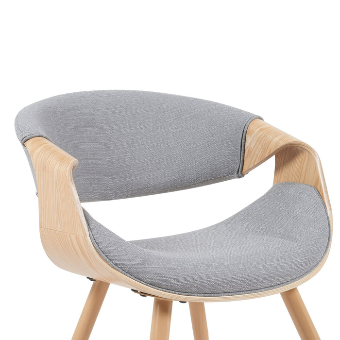 Butterfly - Upholstered Dining Chair - Brown Oak