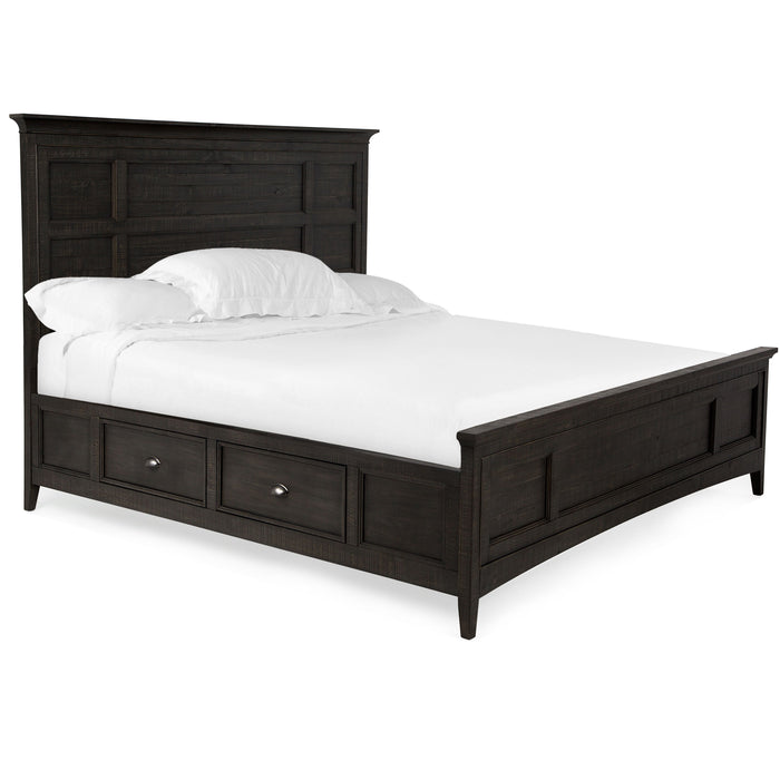 Westley Falls - Complete Panel Bed With Storage Rails