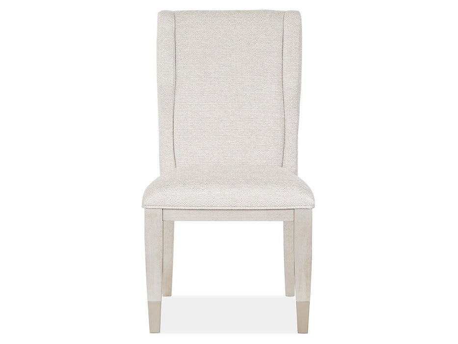 Lenox - Upholstered Host Side Chair (Set of 2) - Warm Silver