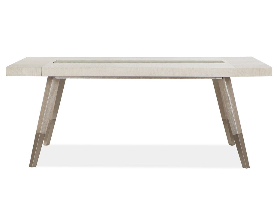 Lenox - Rectangular Dining Table - Warm Silver