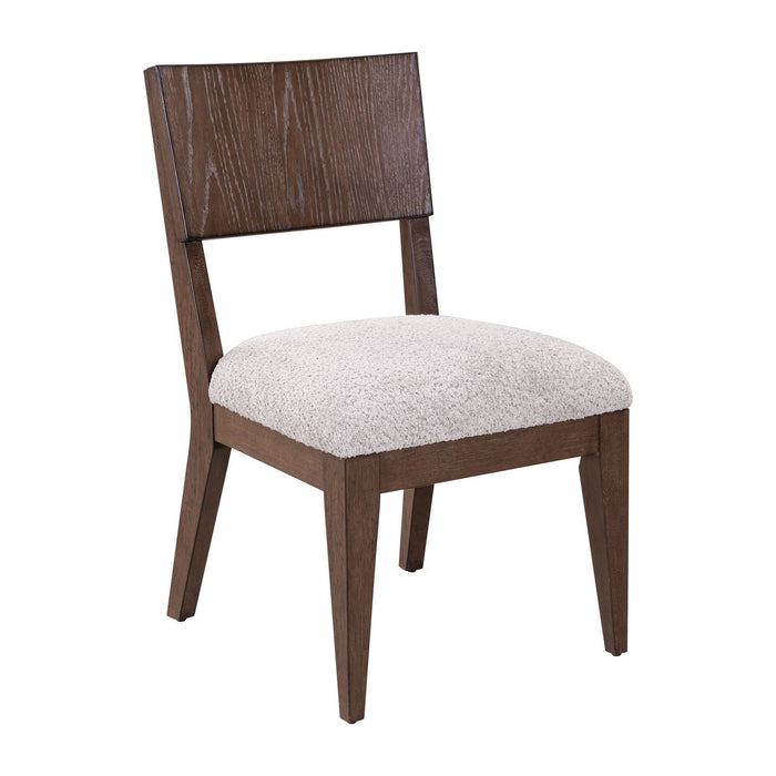 Cascade Falls - Panel Back Side Chair (RTA) - Brown