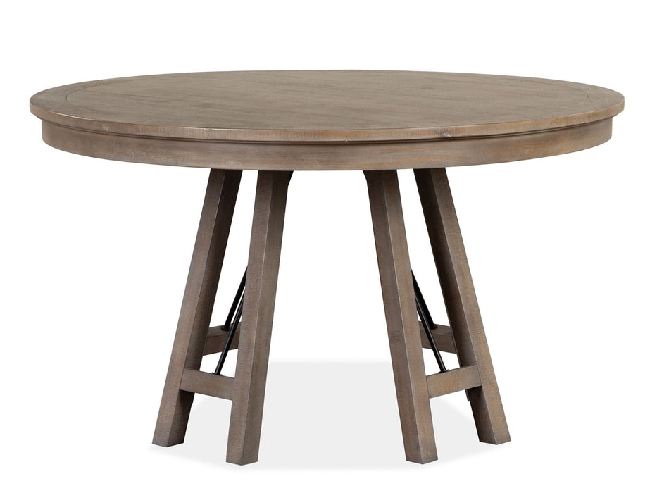 Paxton Place - Round Dining Table - Dovetail Gray