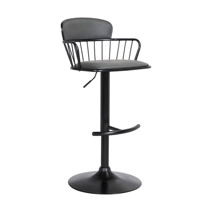 Nash - Adjustable Wood Bar Stool