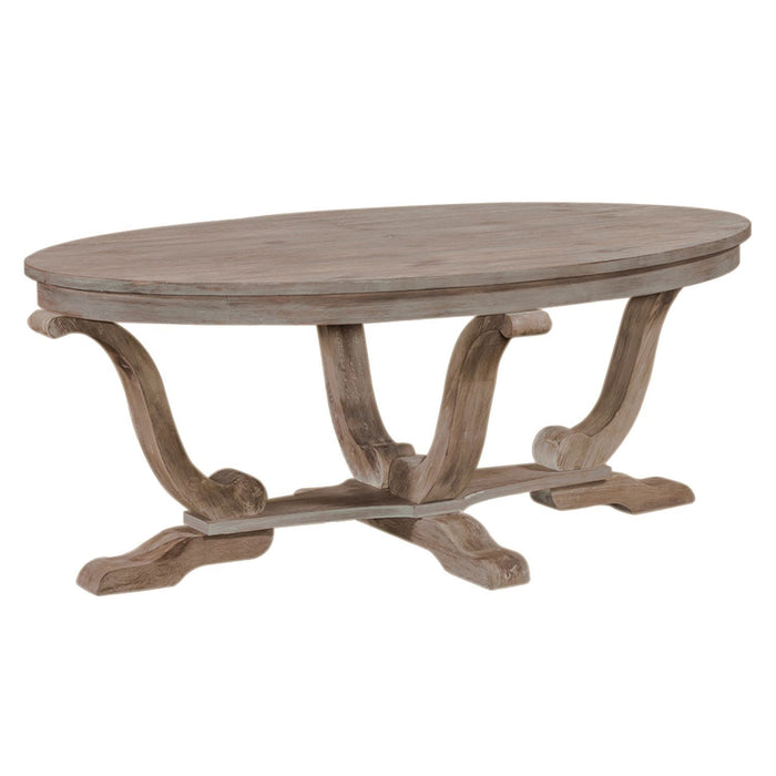 Graystone Mill - 3 Piece Table Set (1 Cocktail 2 End Tables) - Light Brown