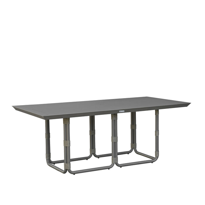 Dorado - Rectangular Outdoor Dining Table - Gray