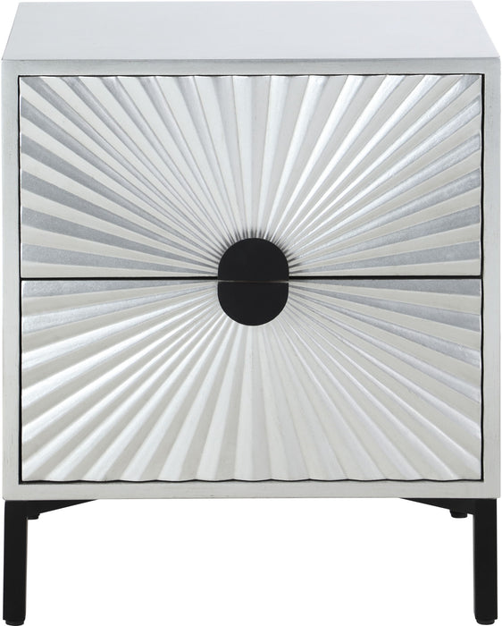 Glitz - Side Table - Antique Silver