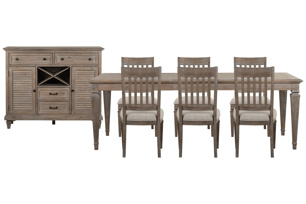 Lancaster - 8 Piece Extendable Rectangular Dining Table Set