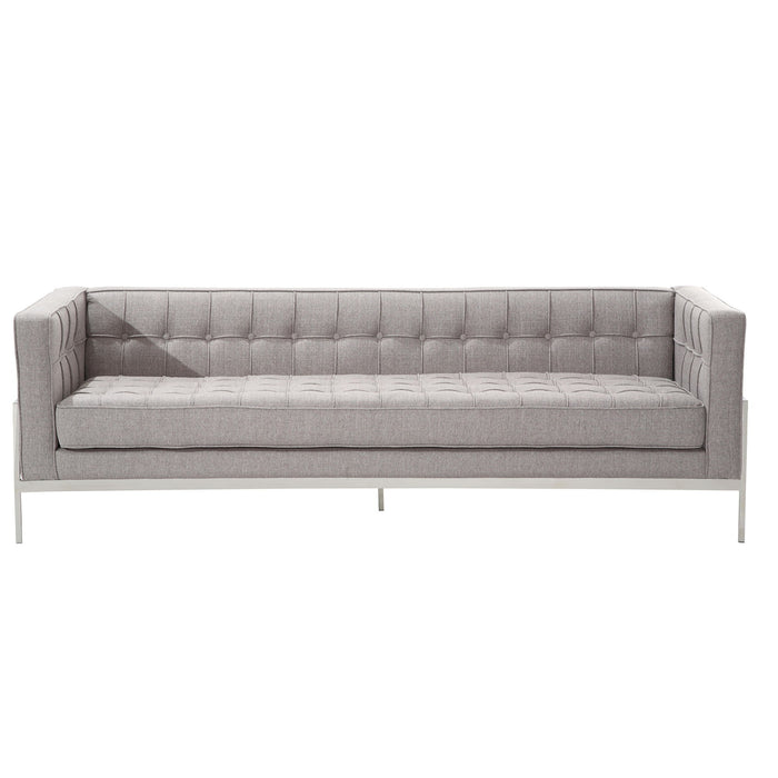 Andre - Contemporary Sofa - Gray Tweed
