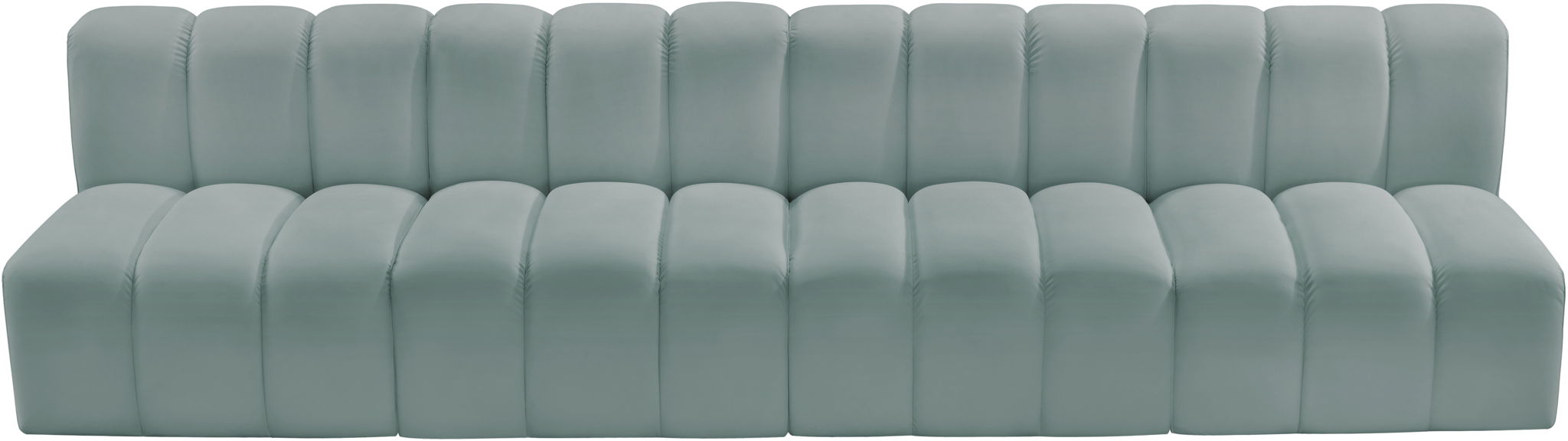 Arc - Faux Leather 4 Seats Modular Sofa