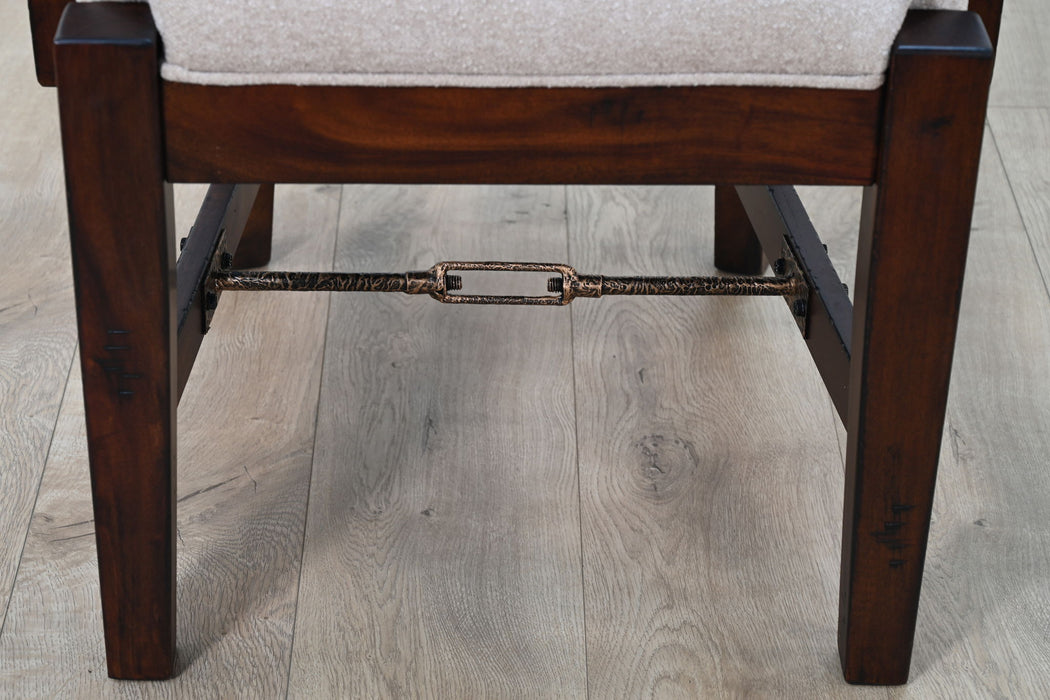 Tuscany - Arm Chair, Cushion Seat (Set of 2) - Vintage Mocha