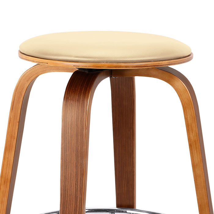 Harbor - Backless Swivel Mid-Century Modern Bar Stool