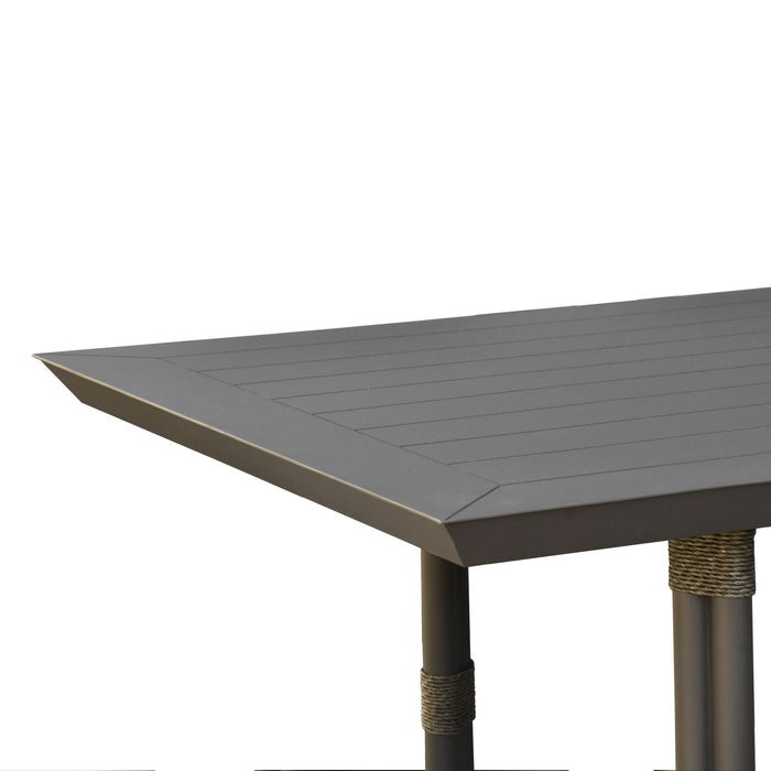 Dorado - Rectangular Outdoor Dining Table - Gray